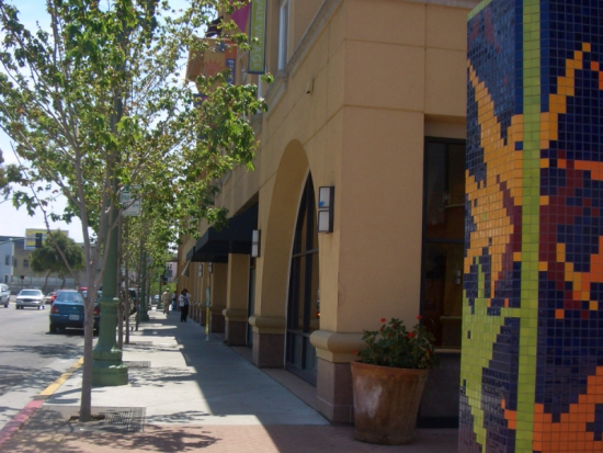 Street Entrance to the Fruitvale Transit Village