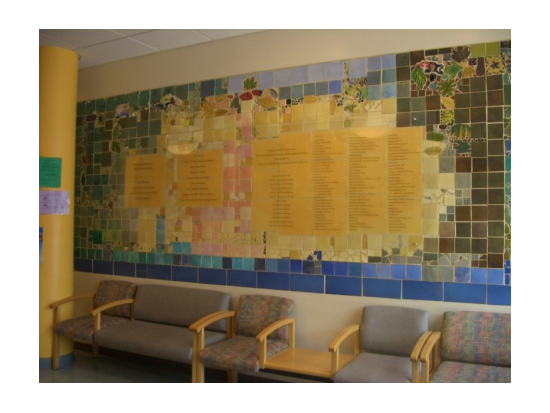 Local artwork in the Waiting Area