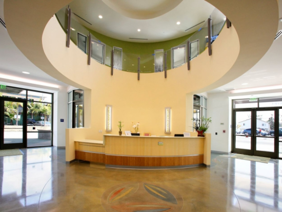 First Floor Lobby Reception Desk