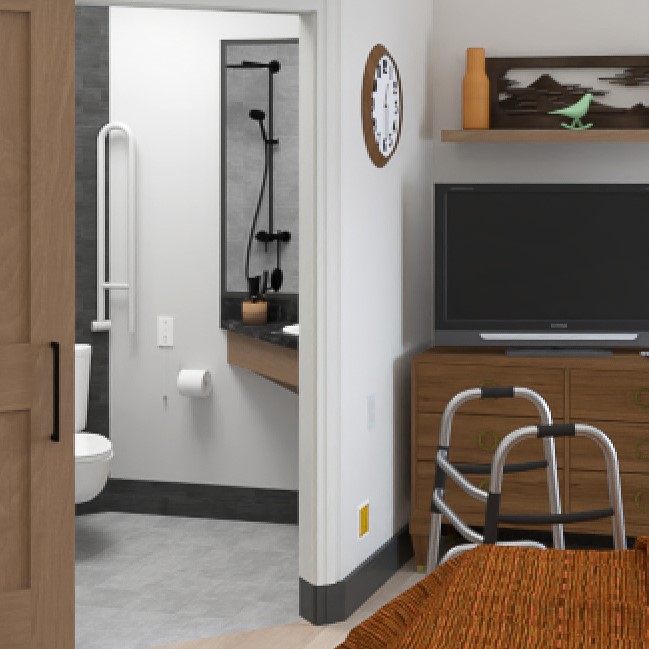 Senior Living Resident Room The Center for Health Design